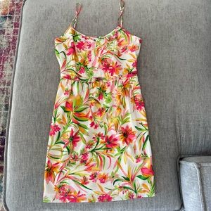 Floral Spaghetti Strap Dress